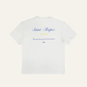 T SHIRT BLANC saint tropez