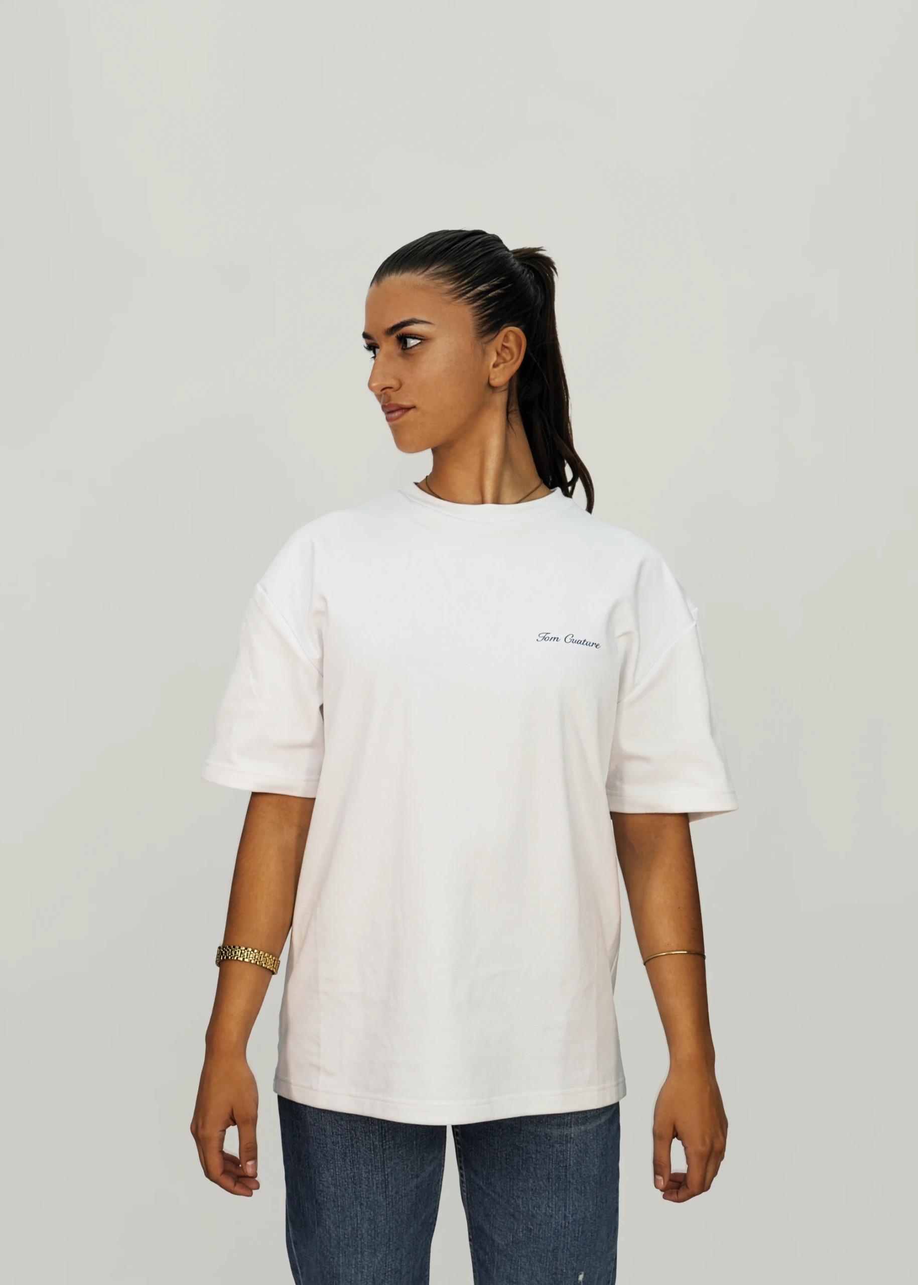 T SHIRT BLANC saint tropez mannequin